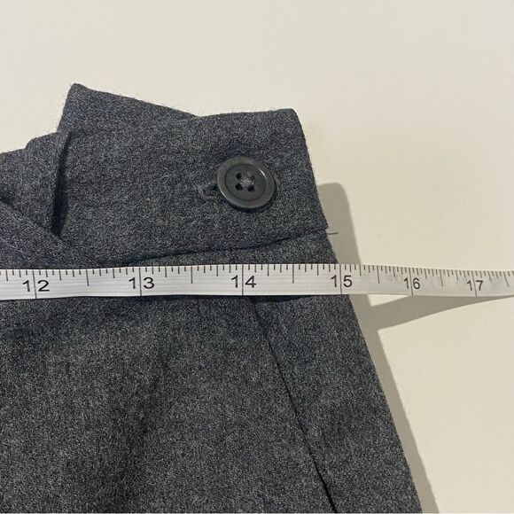 Vintage Talbots made Of Italian Fabric 100% Wool Pants Gray Women's Size 10 - Picture 12 of 15